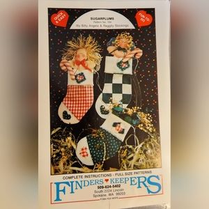 Sugarplums Itty Bitty Angels and Raggity Stockings